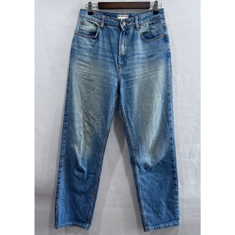 WE THE FREE The Pacifica High Rise Slim Straight Leg Women's Size 29 Blue